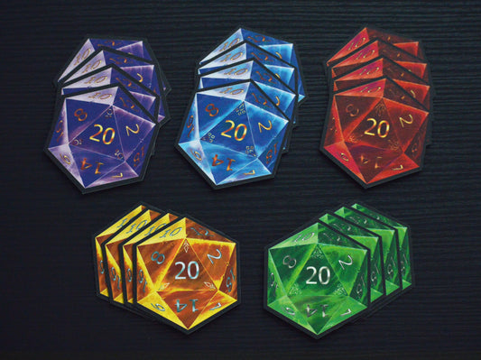 Party Pack! - D20 Coasters - 20 Pack